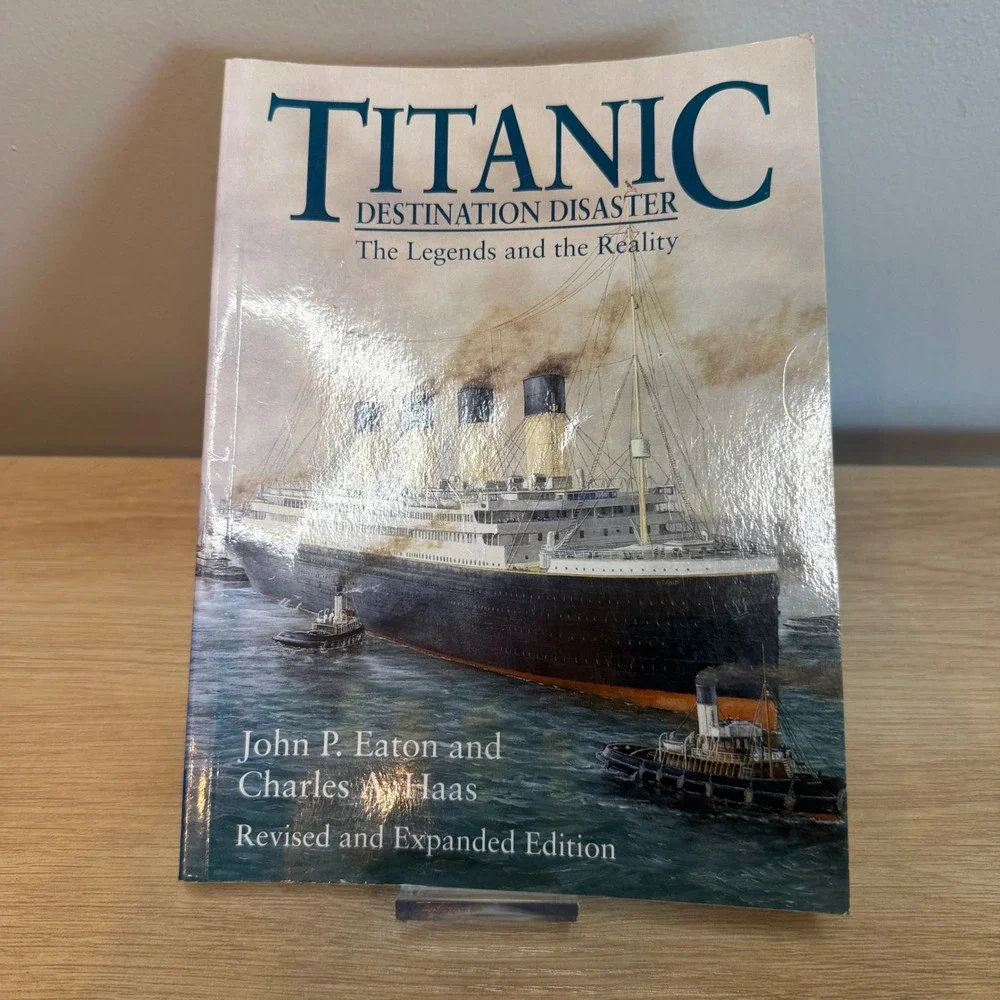 Titanic Book Lot Discovery of the Titanic Robert Ballard Destination Disaster